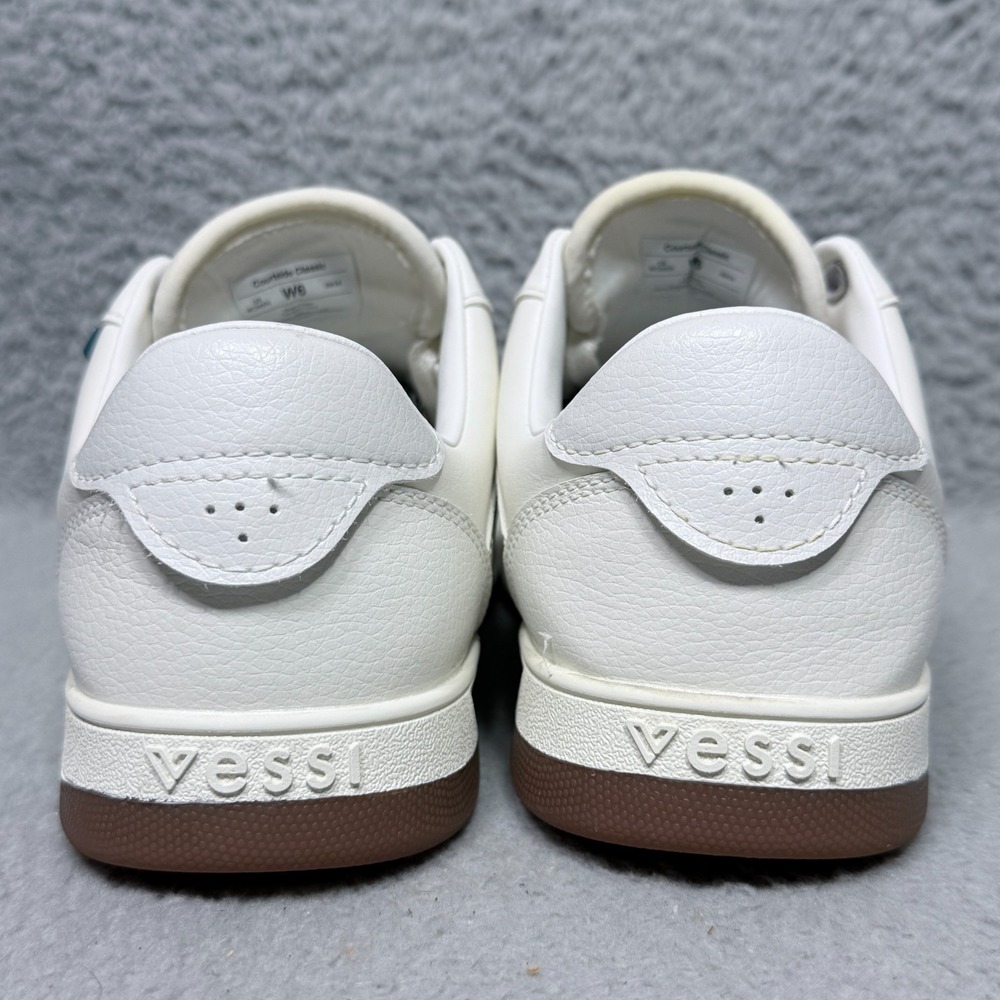 Vessi Courtside Classic Womens Size 6 Sneakers White Gum - Picture 4 of 9